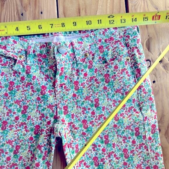 J. Crew Liberty Jeans Womens Size 24 Ankle Floral Toothpick in Emma & Georgina - Picture 6 of 12